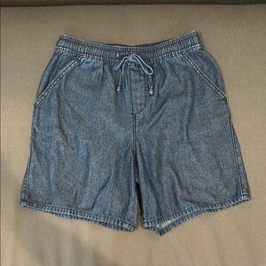 Karen Scott Blue Denim Shorts